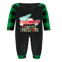 Amiliee Christmas Usklađivanje obiteljske pidžame Podesi kamion PJs pamučni odmor za spavanje porodica