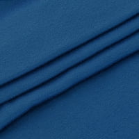 Ženske majice i bluze Tamno plave ponude za čišćenje Ženskih kratkih rukava Solida Boja Basics Crewneck Casual Top Pulover Majica Poklon za žene