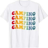 Camping Retro košulja, kamp vibracija Ljeto Vintage 70's stil majica