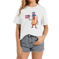 HotDog sunčane naočale Američka zastava USA Funny 4. jula Četvrta majica