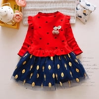 Haljine za djevojčice Toddler cvjetna odjeća Djevojka Tulle Baby haljina Djeca odijela princeza haljina