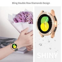 Poklopac za sat za sat za Samsung Watch Case Women Diamond Scoot Otporni na tvrdoj puni šljaj Zaštitni