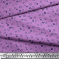 Soimoi Japan Crepe Satin Tkaninski krugovi četkica za udarca tiskane tkanine uz dvorište široko
