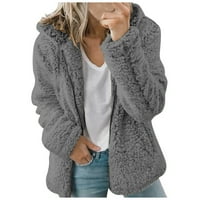 Zimska jesen ženska jakna kaputi plišani toplim patentnim zatvaračem Cardigan casual top
