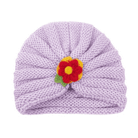 Dječja pletena vuna traka za glavu od vune topla jesen i zimska kosa cvjetna traka za glavu šešir sa