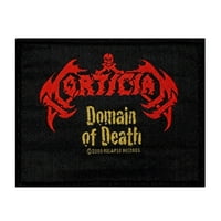 Morticion domena smrti zakrpa Logo Metal Band Music Woven Woven na Applique