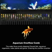 Rezervoar za rezanje ribe Aquarium Weir Comb Fish Interceptor jednostavan za preljevu