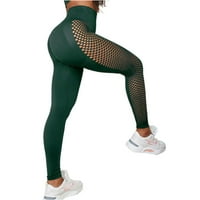 NJSHNMN ženski trener visokog struka Korzat tegginje Womens Plus Stretch struk Bootcut Work of Yoga Hlače, zeleno, l