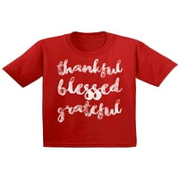 Newkward Styles The zahvalnice za zahvalnosti Zahvalna blagoslovljena zahvalna majica za mali