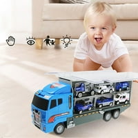 Transporter za automobilski automobil za kamione za prevoznik uključuje igračke za metalne automobile