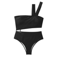 KAKINA S BIKINI kupaće komisije za žene čišćenje Žene Solid Boja Bikini Split kupaći kupaći kostimi