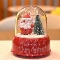 Božićni snijeg Globe Slatka Santa Claus Snjegović Božićno drvce Fau Crystal Ball Dekorativni plastični