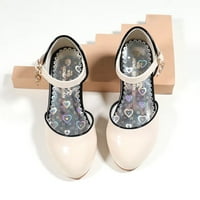 Djevojke cipele Male kožne cipele Jedne cipele Dječje plesne cipele Djevojke performanse cipele veličine