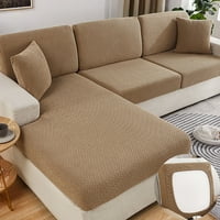 Ruffle Couch Cover Universal Sofa poklopac habajte visoko elastični nelični poliesterski univerzalni