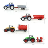 Dečiji kamion Edukativna igračka da kime Legura za kamione Građevinski bager poljoprivrednik Model automobila