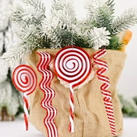 Božićni lillipop ukras Xmas Tree Candy Dekoracije za domaću zabavu, stil 3