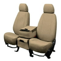 Caltend Prednja kante Tweed poklopci sjedala za 2011 - Nissan Frontier - NS228-06TA ​​bež umetci i obloge