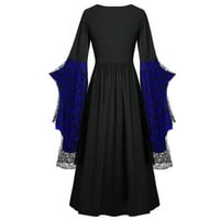 Reneissance Faire haljina, srednjovjekovna gotička haljina za žene Vintage renesansne vještice Regency