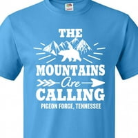 Inktastični golubovi Forge Tennessee Planine zovu majicu