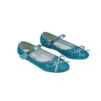 Bellella Girls Haljina cipele Glitter Mary Jane gležnjače stanovi pjenušave princeze cipele vjenčani ples plavi 7c
