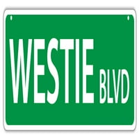 Plastični ulični znakovi: Westie Blvd
