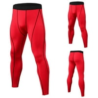 Duks za muškarce Solidne hlače Line Dizajn Fitness Trčanje za trening hlače Prozračne hlače za brzo