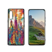 Kompatibilan sa LG velvet 5g telefonom, vibrant-City-Skyline-Designs - Case Silikon zaštitni za teen Girl Boy futrola za LG Velvet 5g