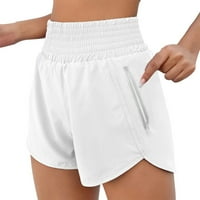 Booker Ženske trke Brze suhe kratke hlače Trenutna elastična struka joga kratke hlače