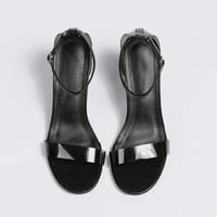 OAVQHLG3B sandale za žene čišćenje ženske modne ljetne boje čvrste boje cipele s visokim petom dame
