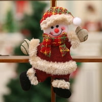 SHPWFBBE ukrasi komemorativni novčići Hank Toy Doll Snjegović ukrasi Poklon ukrasi Božićni Santa Domaći