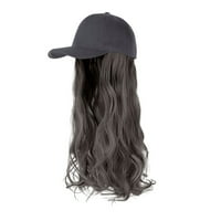 Corashan perike za žene bejzbol kapa za proširenje kose kovrčava perika kapa kovrčava valovita kosa