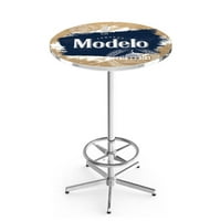 Holland bar stolica L Modelo 42 visok - 30 Top pab tabela sa hromirani završetkom