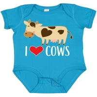 Inktastic I Love krave mlekara farmer poklon dječaka djeteta ili dječje djece