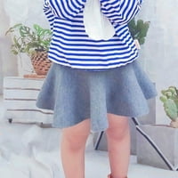 Tutu Dress for Girls Kids Big Little Girls' High Waist Knitted Flared Pleated A Line Skirt Casual Solid
