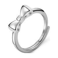 KUKOOSONG METOROJ Dnevne poklone Modni otvoreni luk prsten Ljubav angažman prsten za angažman za vjenčanje