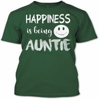 Sreća je majica tetka, slatka tetka košulja, poklon za majčin dan unise