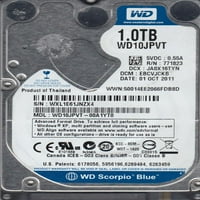 Wd10jpvt-00a1yt0, DCM ebcvjckb, Western Digital 1TB SATA 2. Hard disk