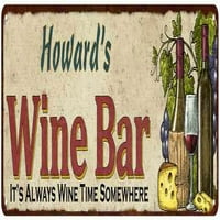 Howard's Vinski bar potpisao / la docor metalni poklon znak 106180052284