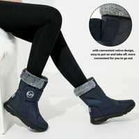 Žene tople Fau Fur obložene zimske čizme za snijeg Vodootporne čizme za gležnjeve Vanjske čizme Udobne cipele za žene