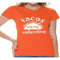 Awkward stilovi Tacos su moja majica za valentine Funny Valentines Dan majica za Tacos Lover Valentine