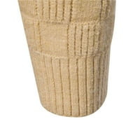 Duks fesfesfes za muškarce Modni jesen i zimski džemper pulover donji pleteni u boji blokiraj džemper