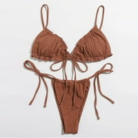 Yubnlvae tankini vrhovi za žene kupaći kostimi kupaći kostimi za plažu za plažu žena print plus veličina