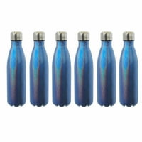 Iridescentna izolirana boca za vodu, Oz. - Otporan na izlijevanje, dvostruki zid, BPA besplatno - plava