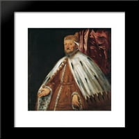 Portret Doge Pietro Loredovana uokvirena umjetnička štampa Tintoretto