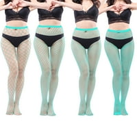 Grianlook Women Pantyhose Pogledajte kroz mrežice Seksi ribnjake Čarape Chic Charming High Squist High
