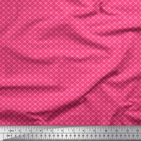 Soimoi svilena tkanina Geometrijska male dekor tkanina tiskano dvorište široko