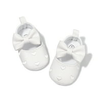 Hsdsbebe Baby Girls Cipes Fant Mary Jane Bowknot Haljina za cipele za novorođenče 0-18m