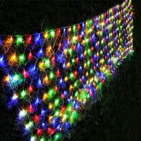 Proširive božićne mrežne svjetla na otvorenom 10FT 6,5ft LED mrežasti bajke, modovi MESH svjetla za