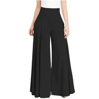 Lee Capris za žene Žene Ležerne prilike sa punim elegantnim hlačama velike struke hlače hlače hlače