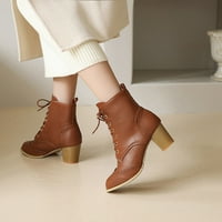 High-Heels Mid Mid-Calf čizme, koljena Visoke čizme Ženske cipele sa visokim gležnjama na otvorenom